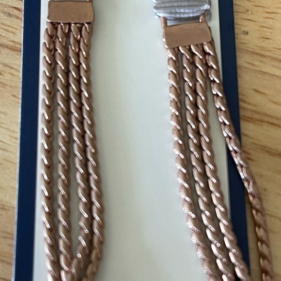 Keep Collective Grosgrain and Rose Gold Multi Chain Neckace - Picture 6 of 6